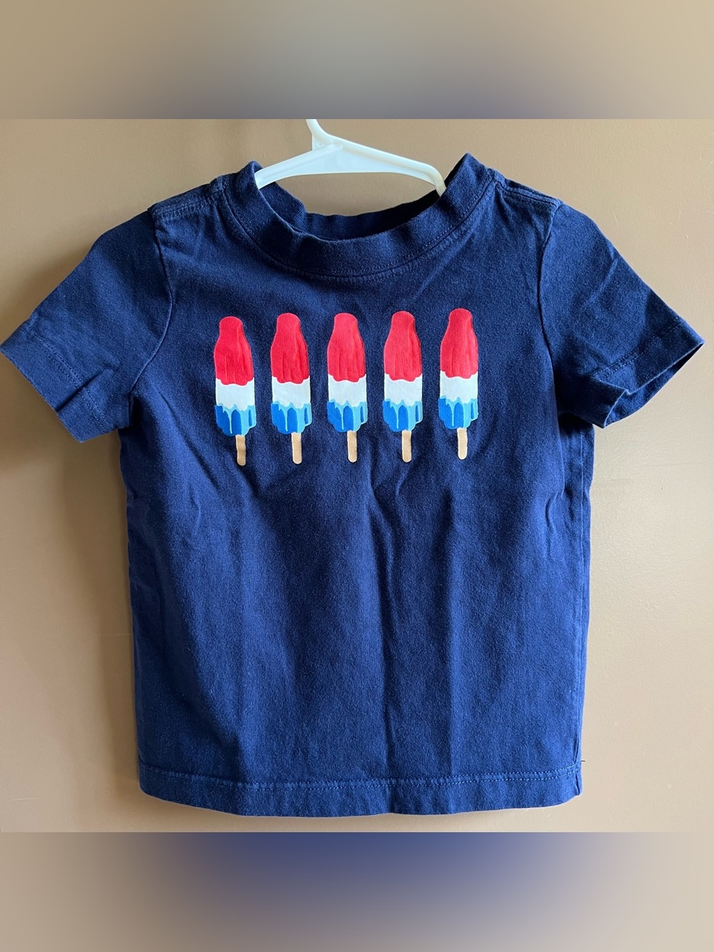 Hanna Andersson Popsicle Tee Size 2T Patriotic Summer Shirt